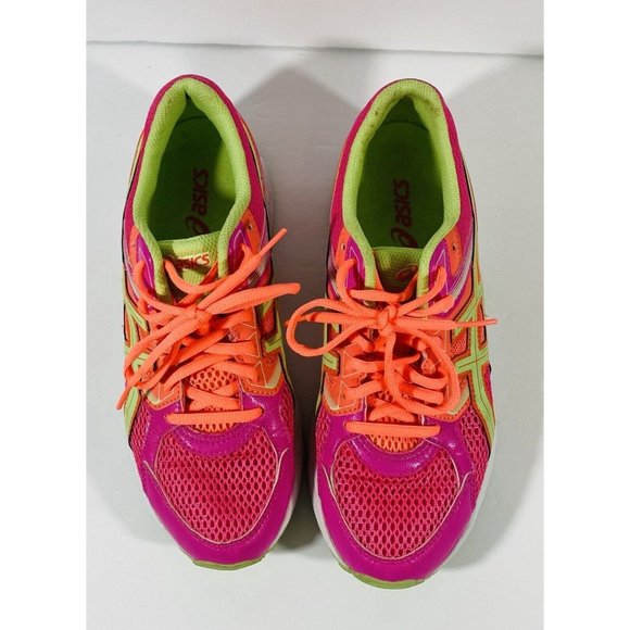 Asics Shoes Gel Contend 3 Neon Pink Womens Size 7 Athletic Running C566N - Picture 5 of 12